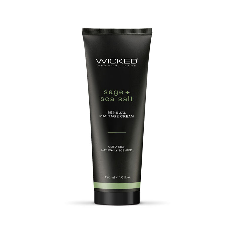 Wicked Sage and Sea Salt Sensual Massage Cream 120ml > Lube > Flavoured Main image