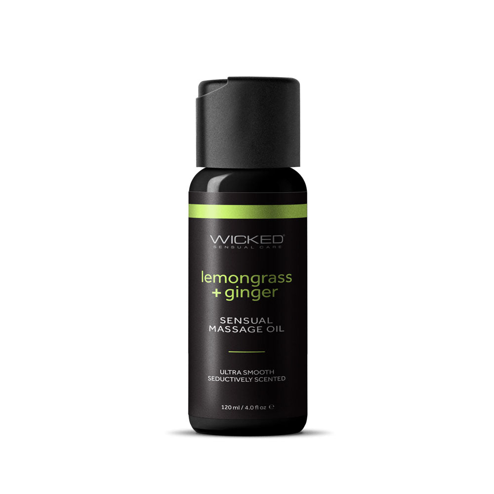 Wicked Sensual Massage Oil 120ml - Lemongrass and Ginger Scented > Essentials > Massage Oil