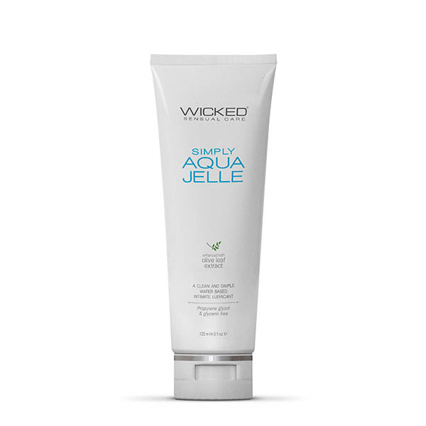 Wicked Simply Aqua Jelle 120ml Water Based Anal Lubricant > Lube > Anal