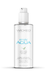 Wicked Simply Aqua Water Based Lubricant 70ml Bottle > Lube > Water Based
