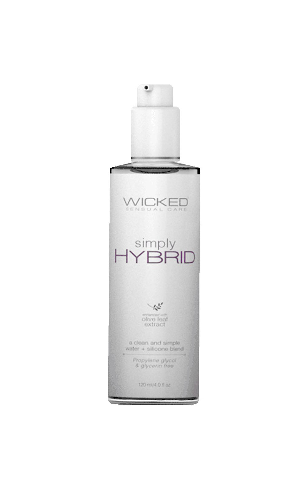 Wicked Simply Hybrid Lubricant 120ml - Water & Silicone Blend > Lube > Hybrid