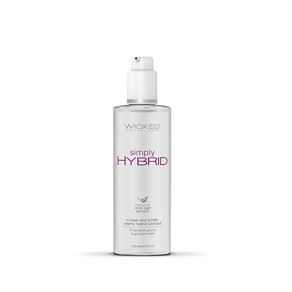 Wicked Simply Hybrid Lubricant 120ml - Water & Silicone Blend > Lube > Hybrid Main image