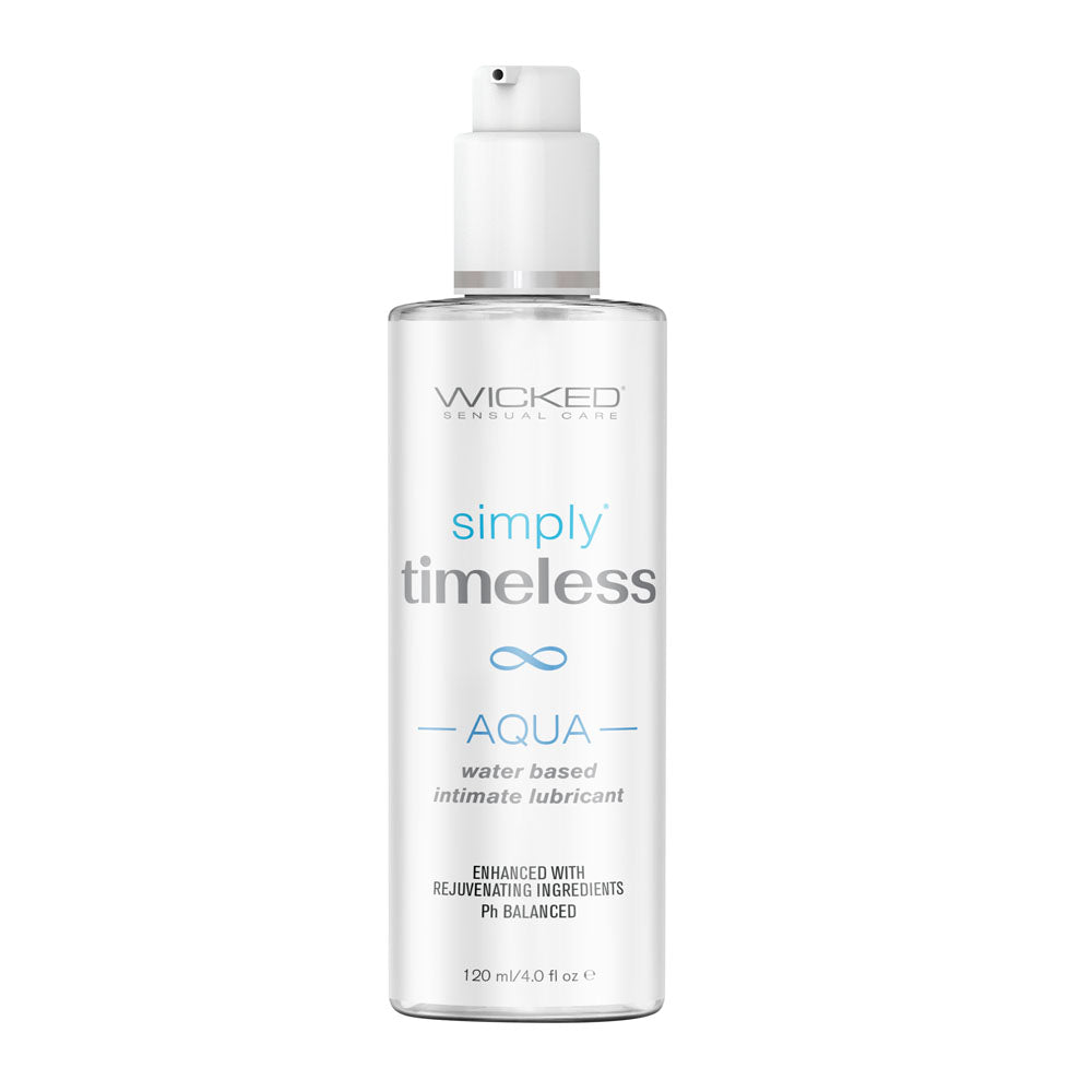 Wicked Simply Timeless Aqua 120ml Water Based Lubricant > Lube > Water Based Main image