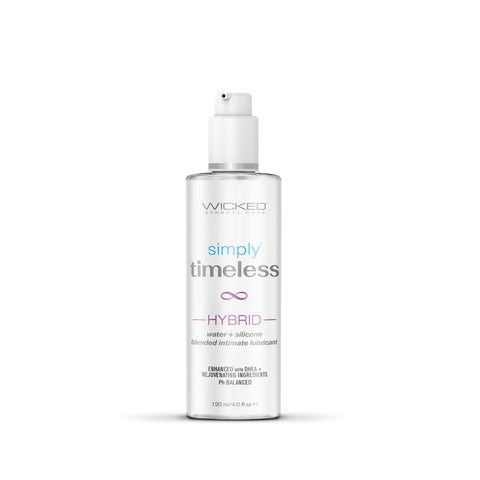 Wicked Simply Timeless Hybrid Lubricant 4 Ounce Bottle Hybrid Lube
