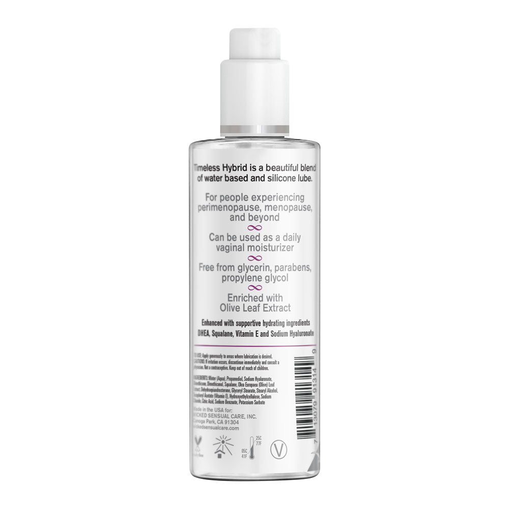 Wicked Simply Timeless Hybrid Lubricant 4 Ounce Bottle (120ml) Secondary image
