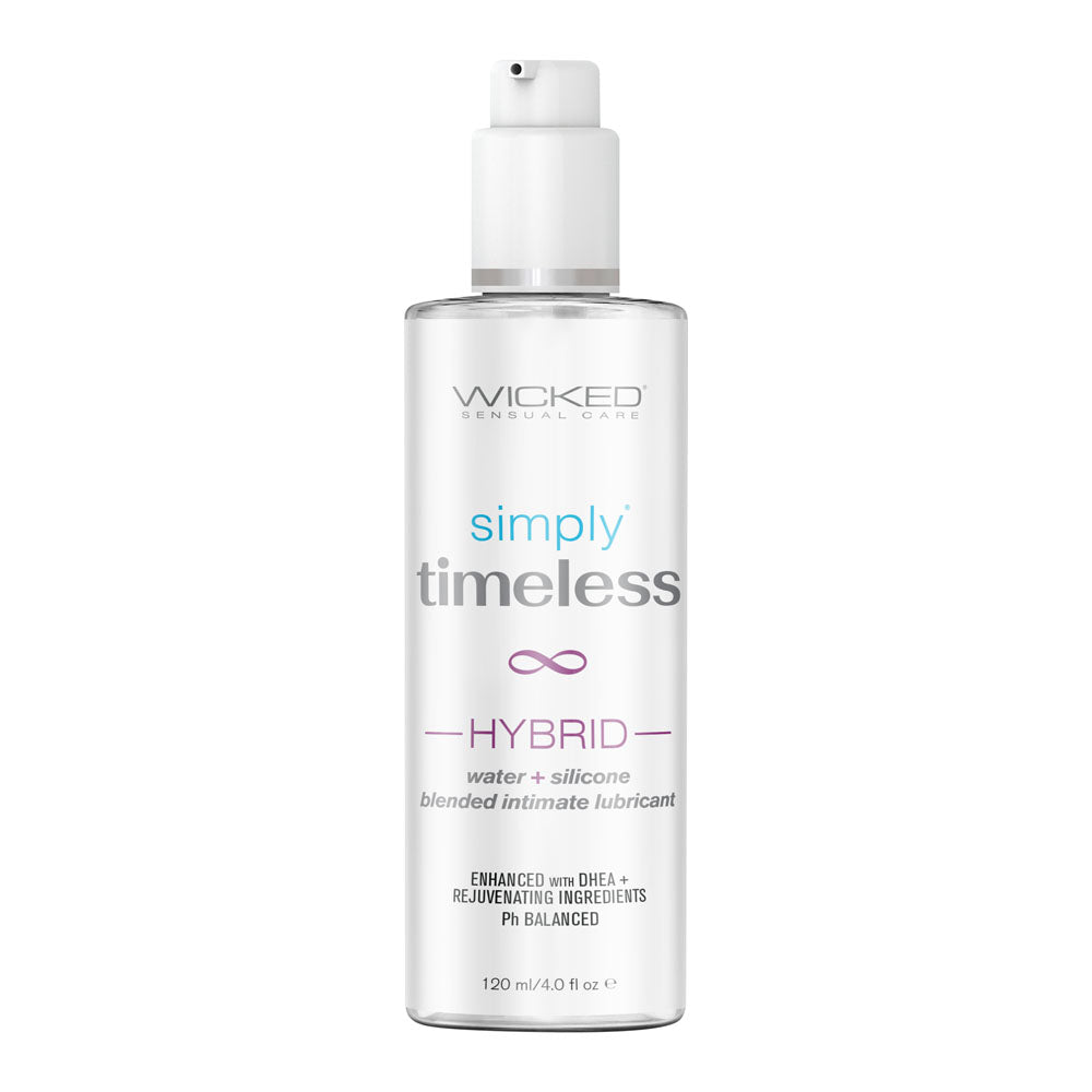 Wicked Simply Timeless Hybrid Lubricant 4 Ounce Bottle Hybrid Lube
