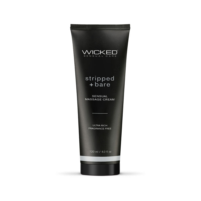 Wicked Stripped Bare Sensual Massage Cream 120ml > Essentials > Massage Oil Main image