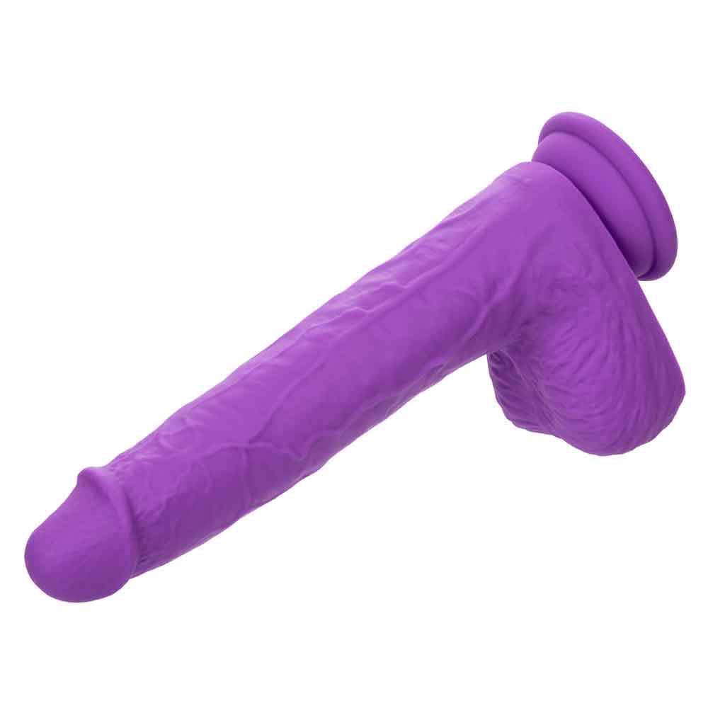Rechargeable Gyrating Thrusting Silicone Studs 7 Inch Purple DONGS