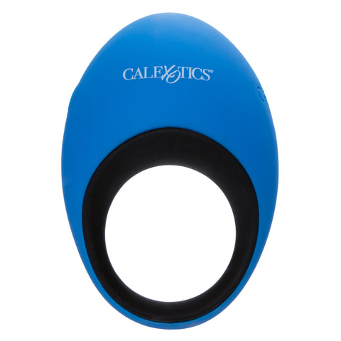 Link Up Remote Max Dual Stimulating Vibrating Silicone Ring With Remote Control Blue > Sex Toys > Couples Toys