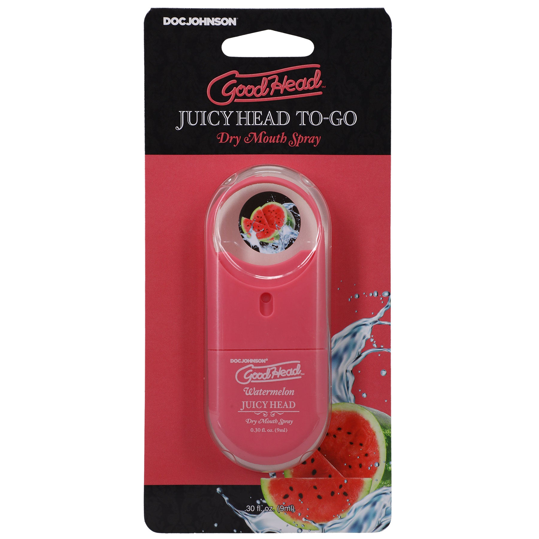 GoodHead Juicy Head Dry Mouth Spray To-Go Watermelon 0.30 fl. oz. Default Title > Lube > Oral Gels & Sprays