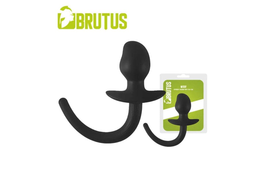 Woof Hyper Soft Silicone Puppy Tail Plug for Playful Role-Playing Adventures Tails
