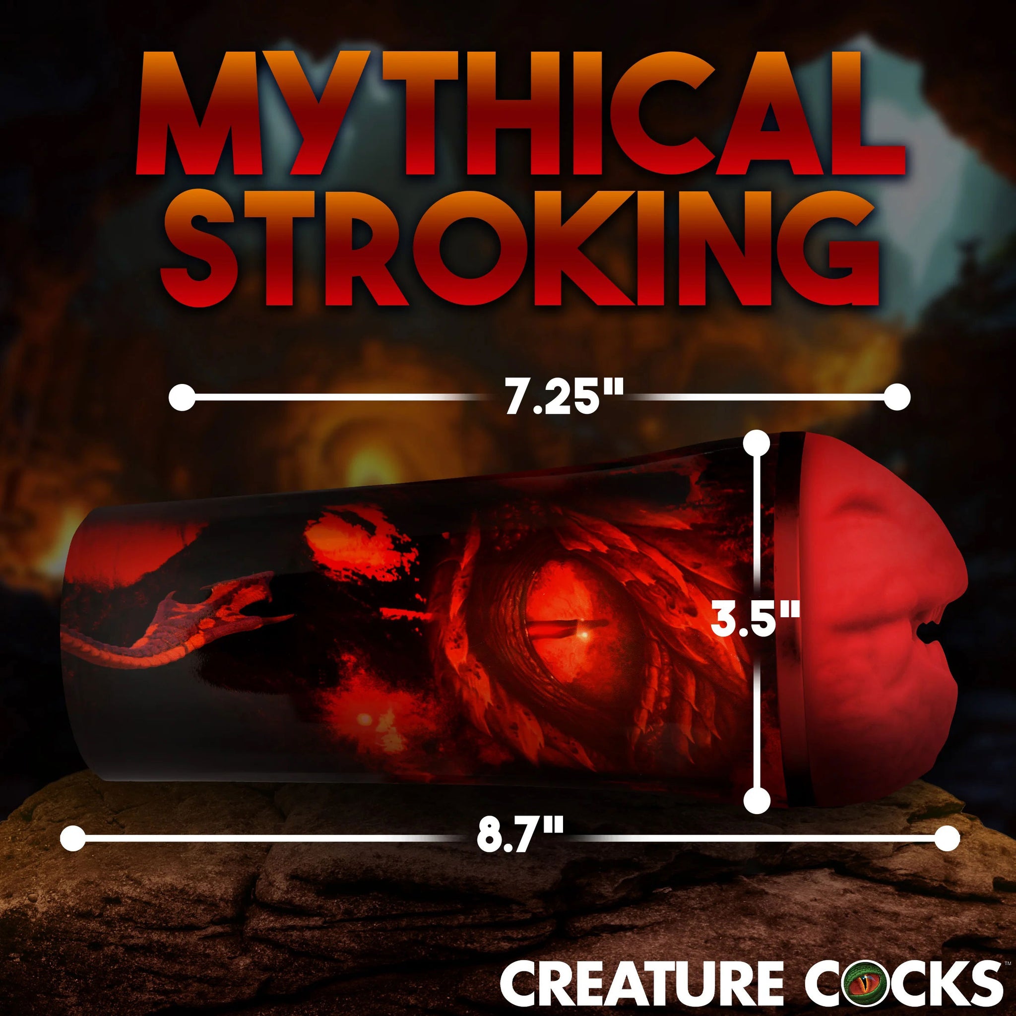 Creature Cocks Dragon Snatch (Red) – Scaly Masturbator > Sex Toys For Men > Masturbators > Fantasy