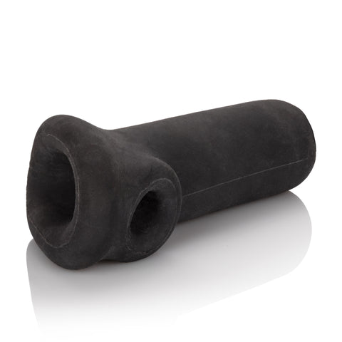 Colt Slammer Black PureSkin Penis Extender Sleeve with Supportive Scrotum Strap SLEEVES