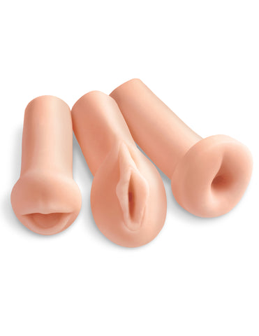 Pipedream Extreme Toyz All 3 Holes Masturbators Strokers - Manual