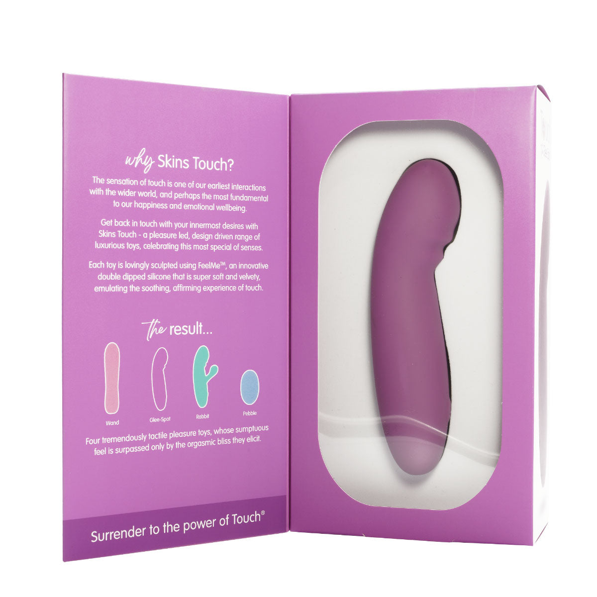 Skins Touch The Glee Spot 155mm Silicone Rechargeable Vibrator > Sex Toys For Ladies > G-Spot Vibrators