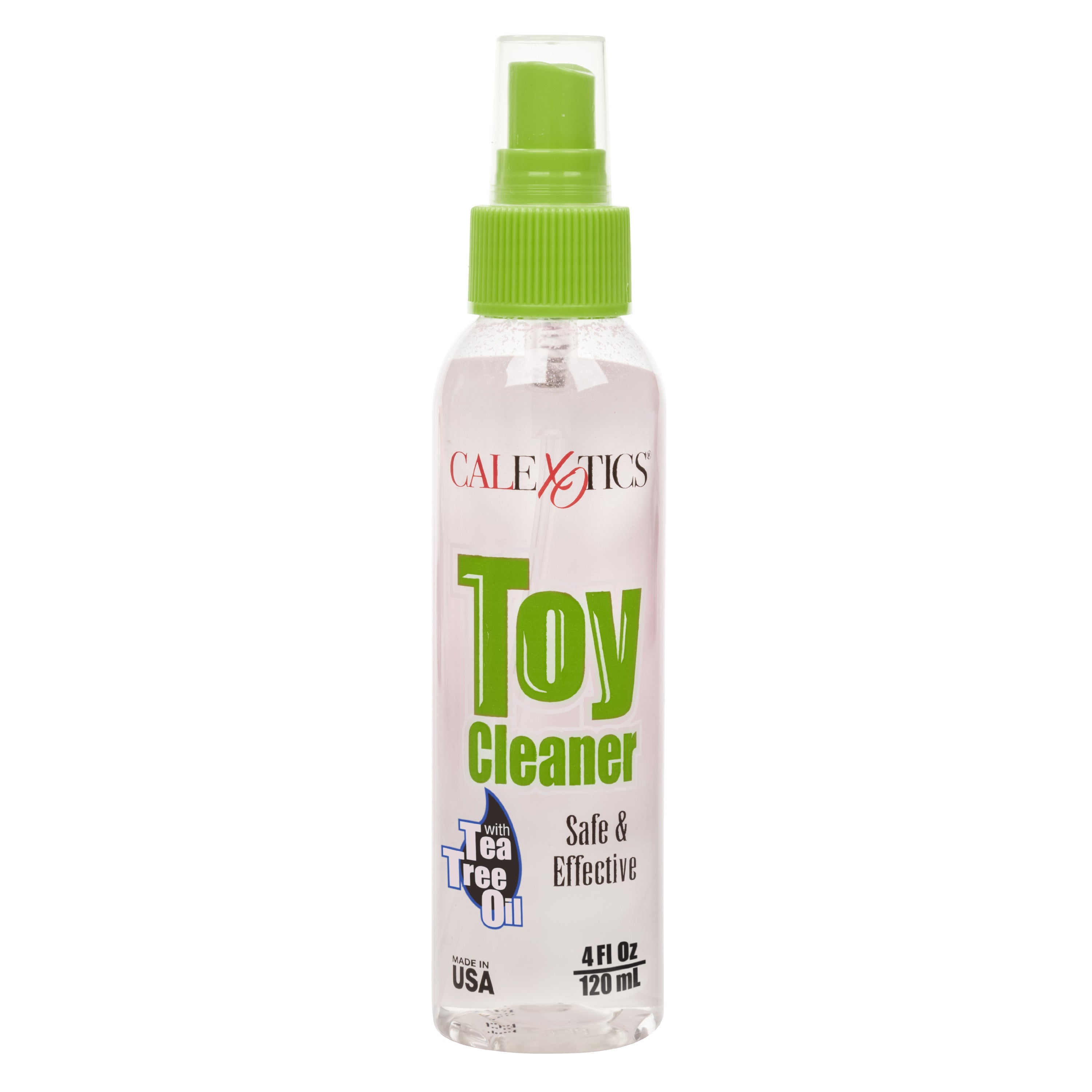 CalExotics Toy Cleaner with Tea Tree Oil 4 Ounce Transparent Bottle Default Title Toy Cleaners