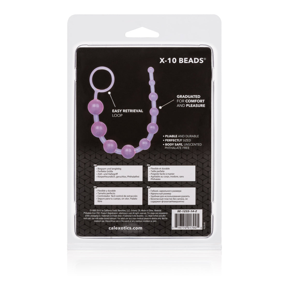 X-10 Graduated Anal Beads with 10 Pliable Jelly Balls and Easy Retrieval Loop > Anal Range > Anal Beads