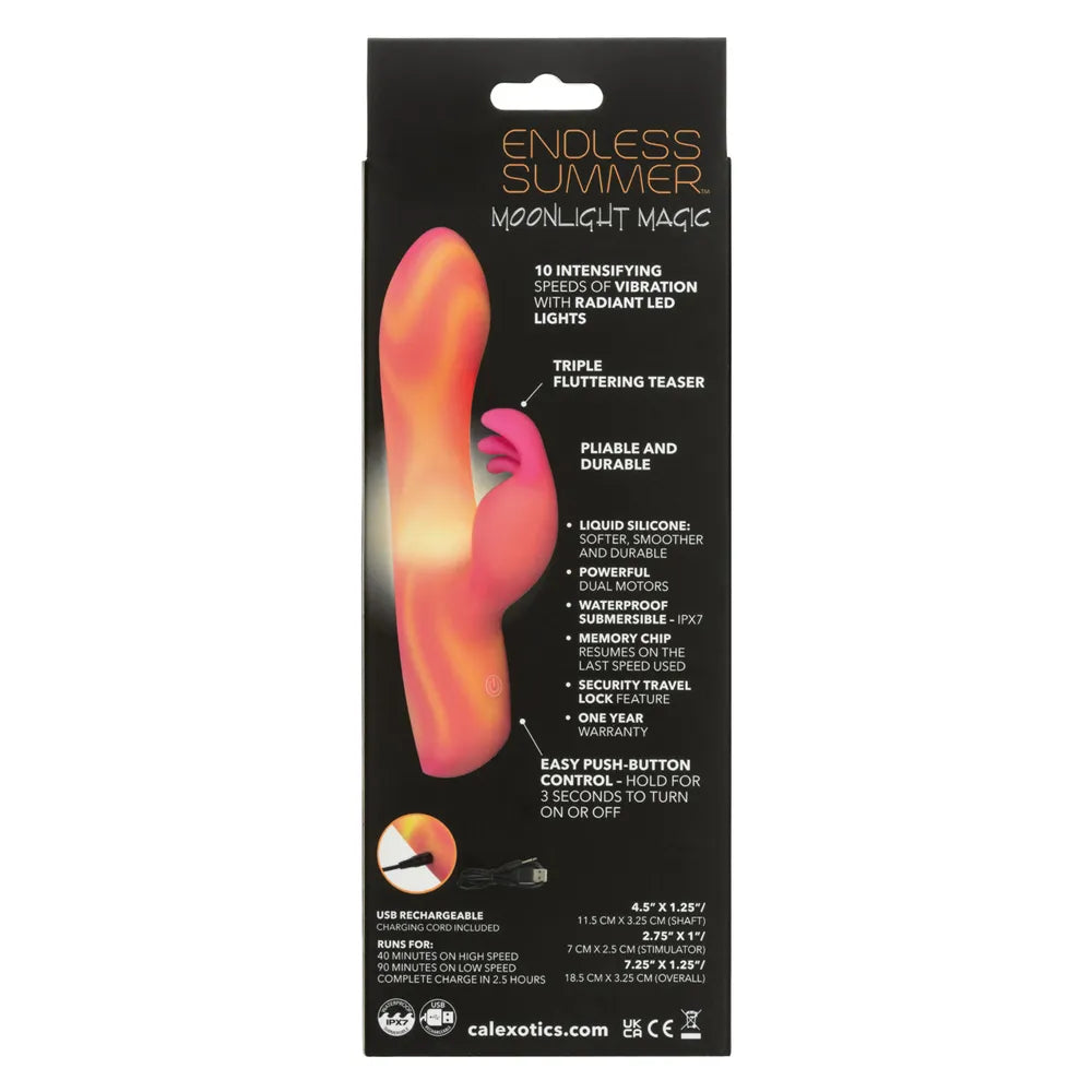 Endless Summer Moonlight Magic (Orange) – Dual-Motor Massager > Vibrators > Ladies > Rabbit