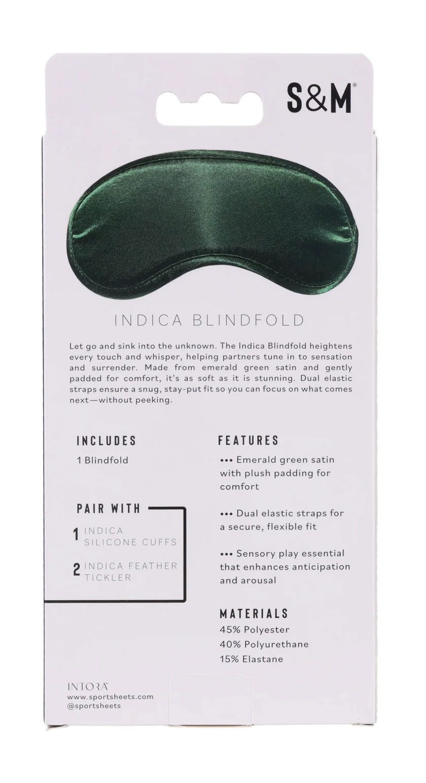Indica Emerald Green – Satin Blindfold > Bondage Gear > Blindfolds