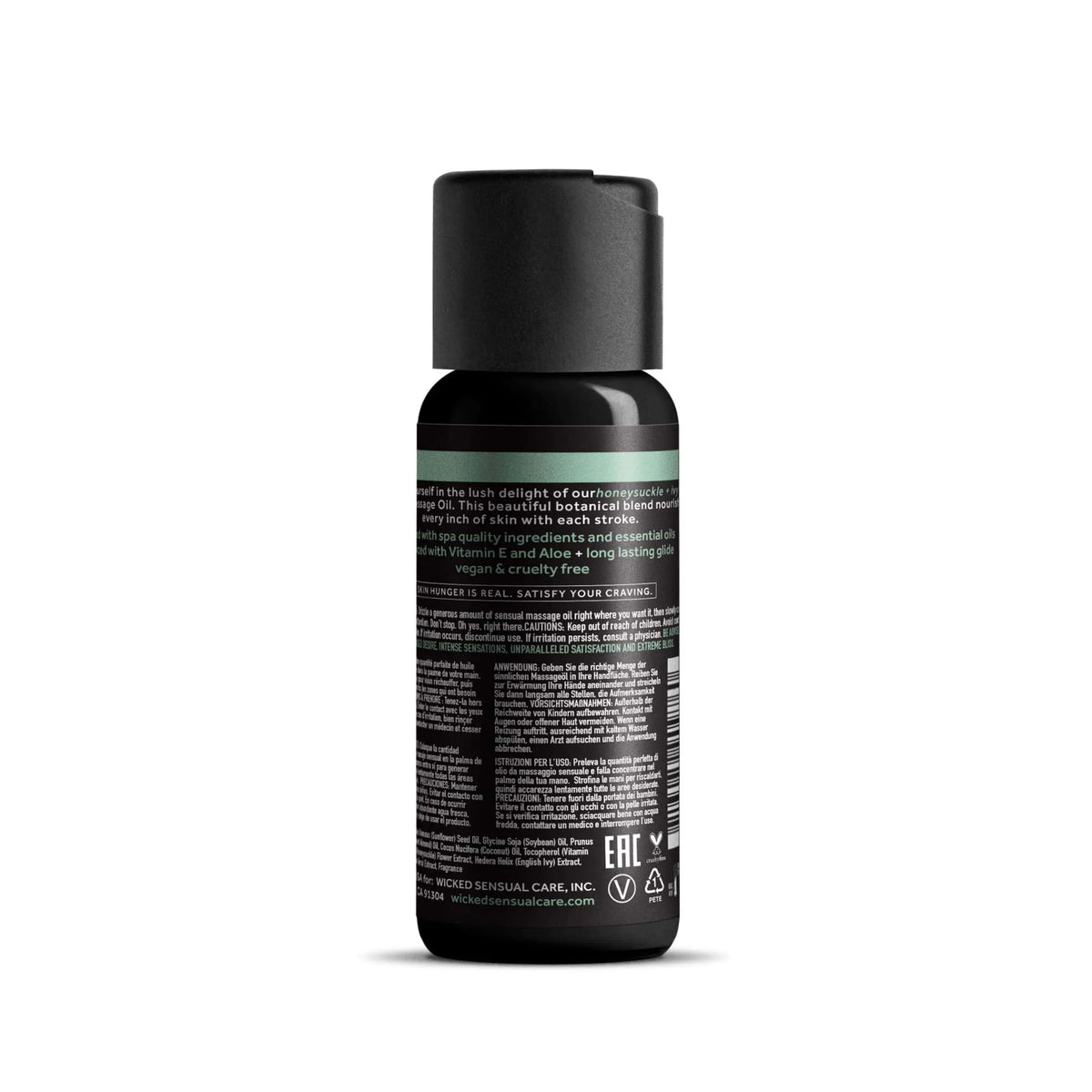 Wicked Sensual Honeysuckle Ivy – Vegan Cruelty-Free Massage Oil 4 Fl Oz > Essentials > Massage Oil