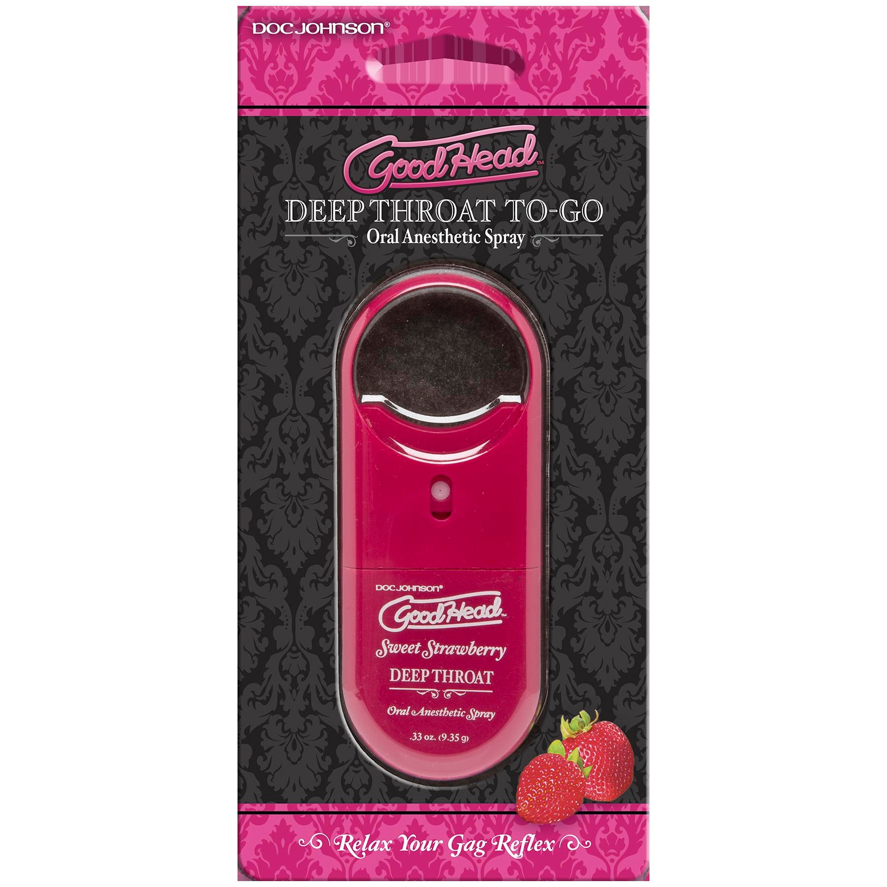 Goodhead To-Go Sweet Strawberry – Flavored Oral Spray > Lube > Oral Gels & Sprays