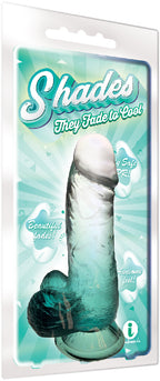 Shades 6 Inch Jelly Dong (Emerald) – Body-Safe TPR Dong > Dildos > Realistic Dildos