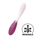 Satisfyer G-Spot Flex 3 Red Flexible Silicone Vibrator with 12 Vibration Modes and Dual Motors > Sex Toys For Ladies > G-Spot Vibrators
