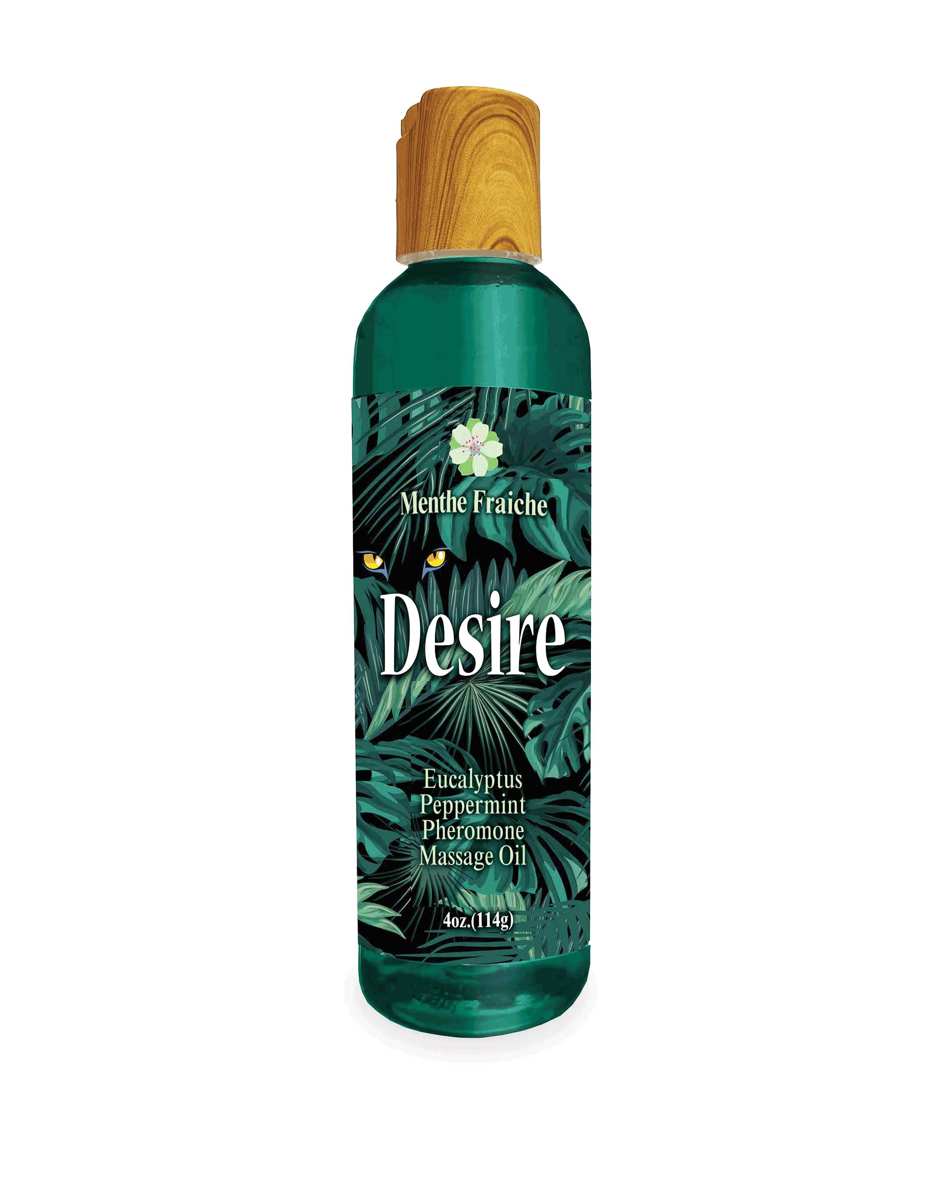 Desire Pheromone Massage Oil 118ml Eucalyptus & Peppermint Scent Default Title > Essentials > Massage Oil