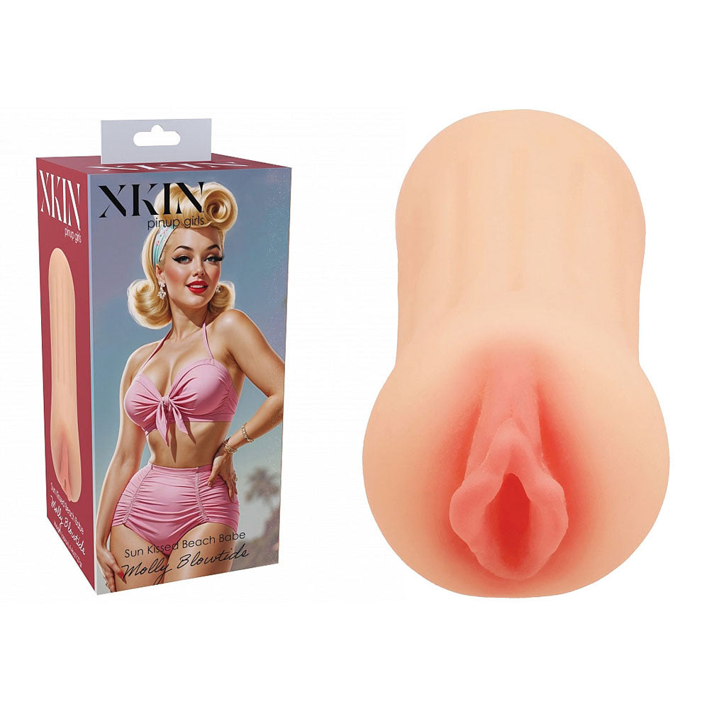 XKIN PinUp Girls Molly Blowtide – 12 cm Vagina Stroker Flesh > Sex Toys For Men > Masturbators > Manual
