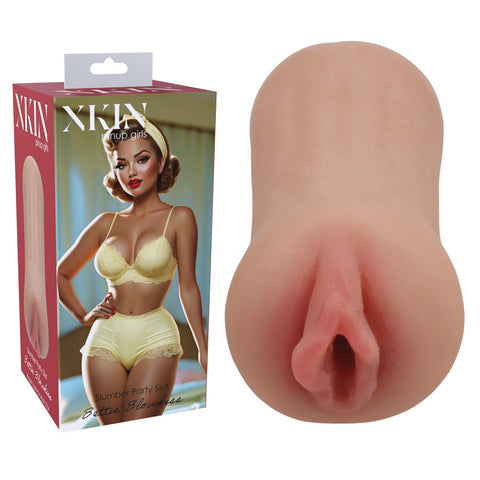 XKIN PinUp Girls - Bettie Blowkiss - Tan 12 cm Vagina Stroker Tan > Sex Toys For Men > Masturbators > Manual