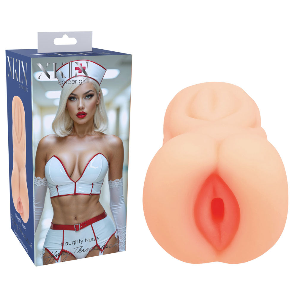 XKIN PinUp Girls - Tiffany Throatcheck - 12 cm Vagina Stroker Flesh > Sex Toys For Men > Masturbators > Manual