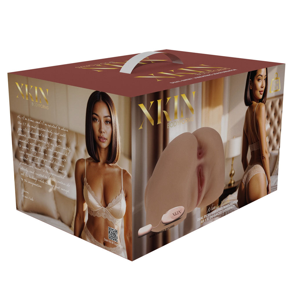 XKIN Nina Vale Tan Mid-Section Bodyform Torso Masturbator 2.6 kg > Sex Toys For Men > Masturbators > Vibrating