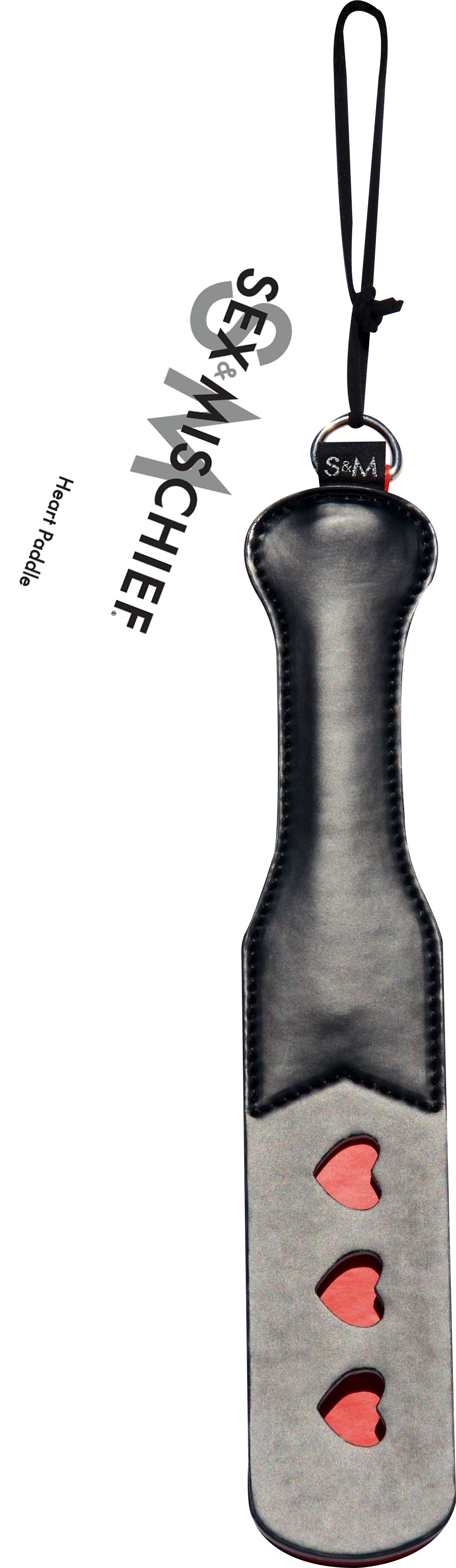 Sex And Mischief Heart Paddle – Split Surface Design Paddle > Bondage Gear > Paddles