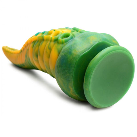 Creature Cocks Monstropus Tentacled 8.5 Inch Silicone Dildo (Marbled Green Yellow Blue) – Suction Cup Dildo > Dildos > Fantasy