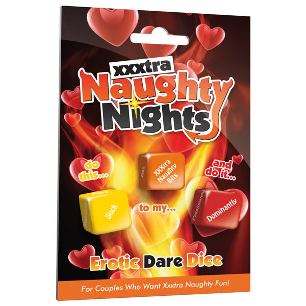 XXXtra Naughty Nights Dice Set – Erotic Dice Game Accessory, Three Dice Set > Novelties > Games Main image