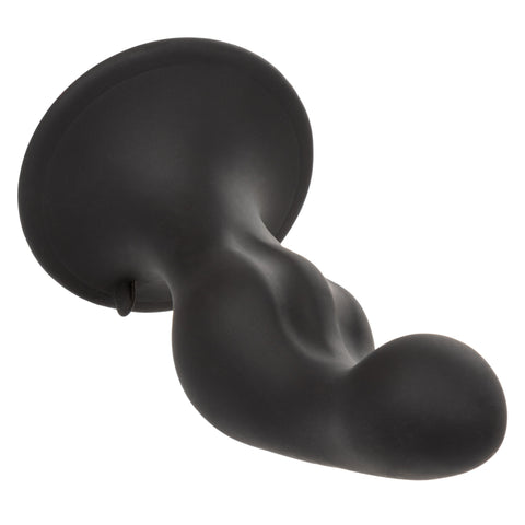 Silicone Anal Ripple Kit Set of 3 Black Graduated Curved Anal Plugs with Suction Cup Base > Anal Range > Butt Plug Kits