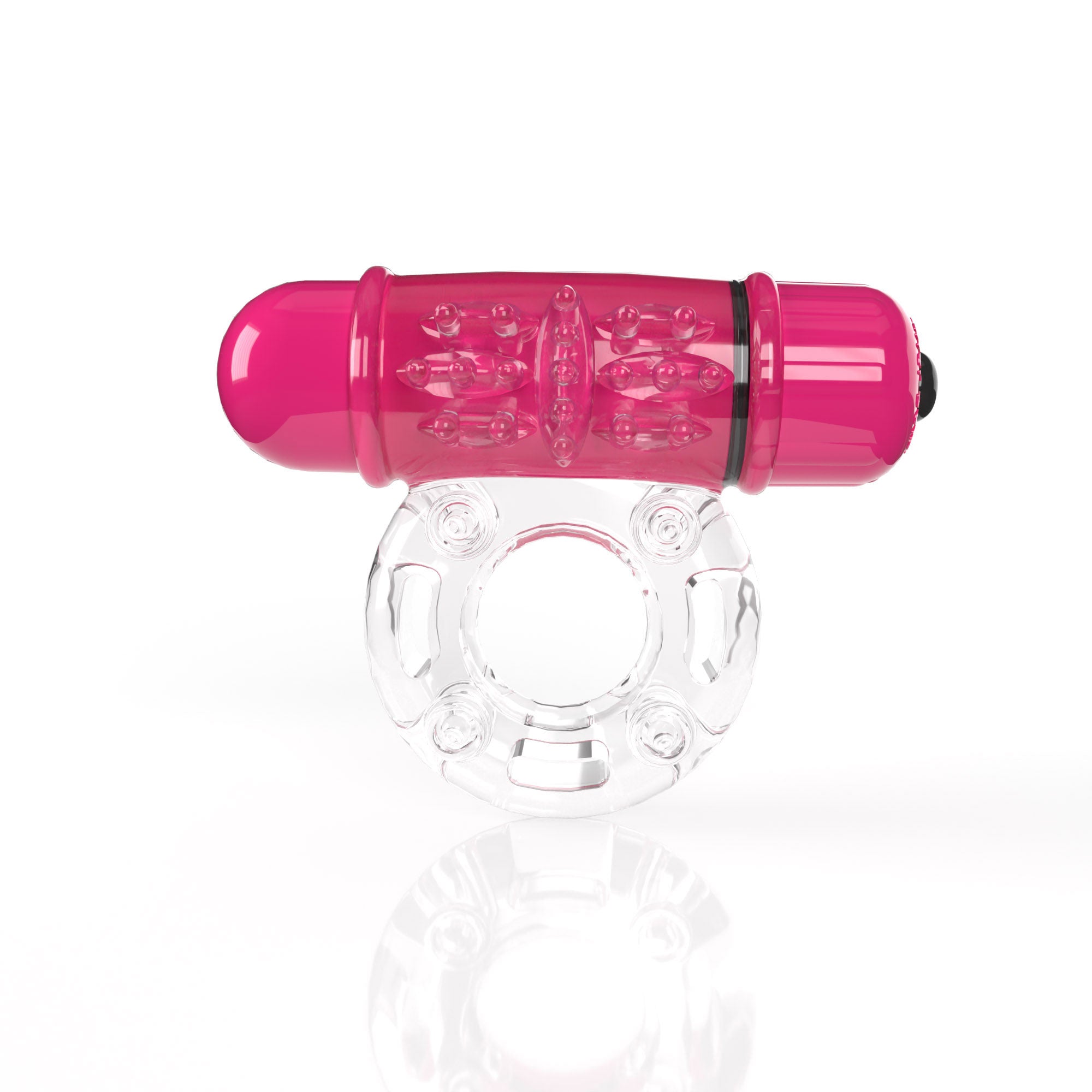 Screaming O 4T OWow Super Powered Vibrating Ring Strawberry Color Body Safe Waterproof > Cock Ring > Vibrating