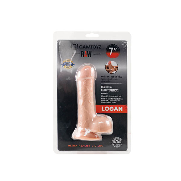 Raw Dildo Ultra Realistic Logan (Light) – 7" Dildo Beige > Dildos > Realistic Dildos