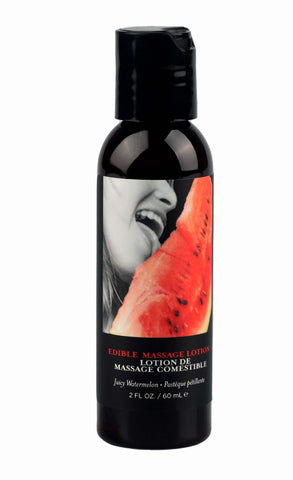 Edible Massage Lotion Watermelon Flavored 60 ml for Sensual Moments Default Title Massage Oil