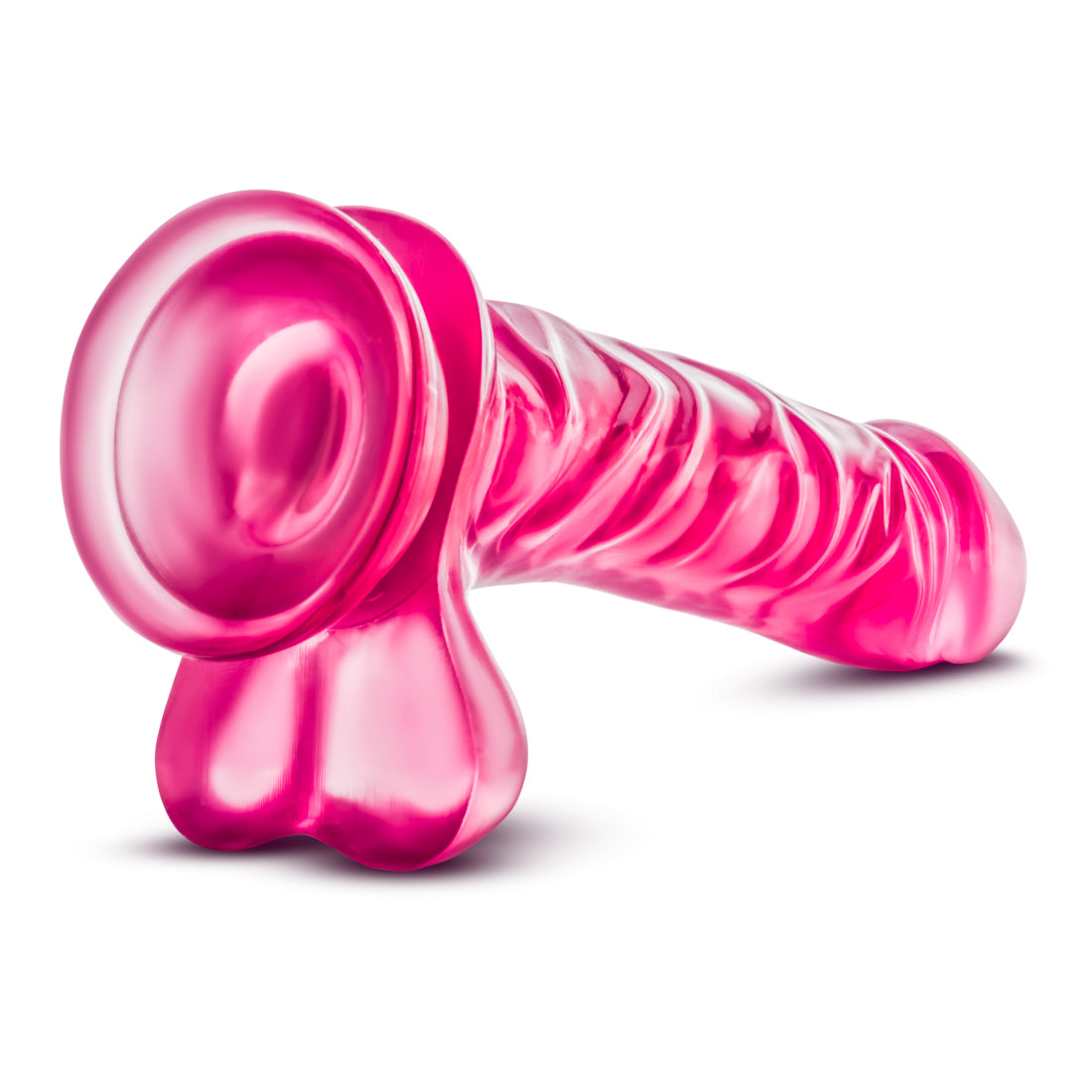 B Yours Basic 8 Pink Realistic Dildo with Suction Cup Pink > Dildos > Realistic Dildos
