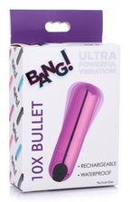 Bang 10X Vibrating Metallic Bullet Purple > Vibrators > Mini Vibrators
