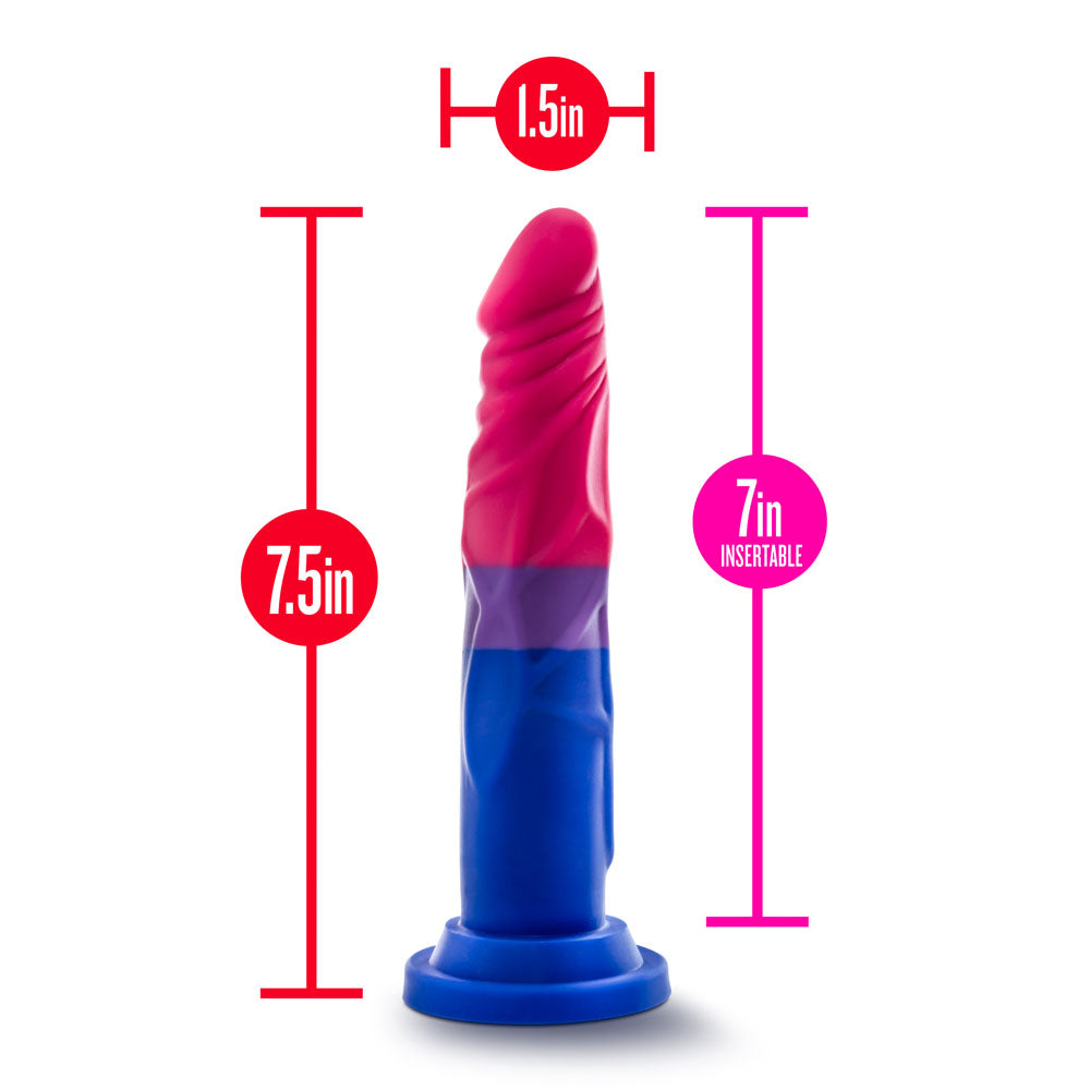 Avant Pride P8 7.5 Inch Silicone Dildo with Suction Cup Base > Dildos > Neutral Dildos