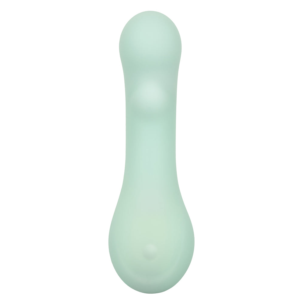 Pacifica Bora Bora Intimate Toy in Soft Mint Green with 10 Vibration Functions, USB Rechargeable, Waterproof IPX7 Liquid Silicone Vibrators - G Spot