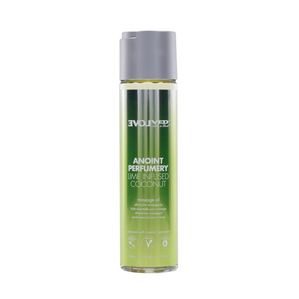 Evolved Anoint Perfumery (Lime Infused Coconut) – 120ml Massage Oil > Essentials > Massage Oil