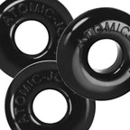 Ringer Max 3-Pack (Black) – Strong Rubber Cock Ring Set > Cock Ring > Sets