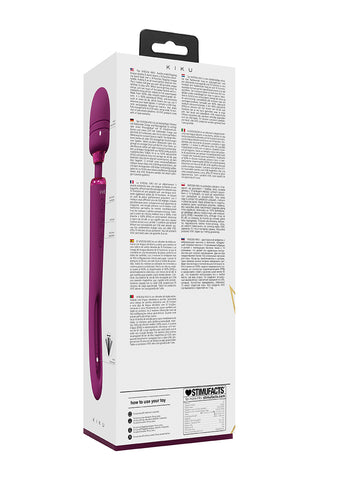 Vive Kiku Double Ended Vibrating Wand and Flapping Massager Pink > Sex Toys > Massage Wands