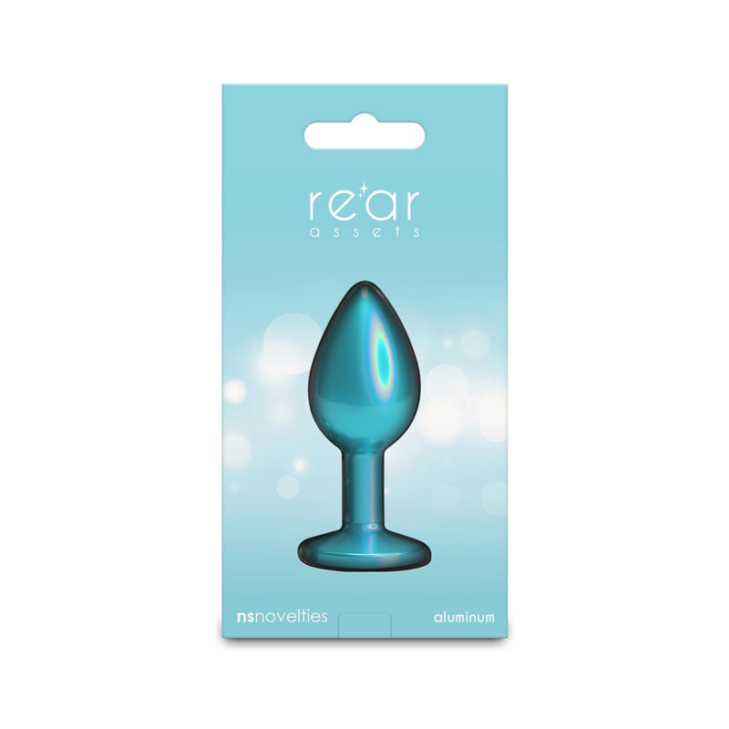 Rear Assets Iridescent Champagne Small – Lightweight Butt Plug Teal > Anal Range > Butt Plugs