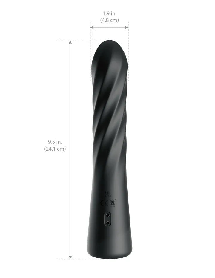 Anal Fantasy Elite Twist Ecstasy – Spiral Sculpted Anal Plug > Anal Range > Vibrating Butt Plugs