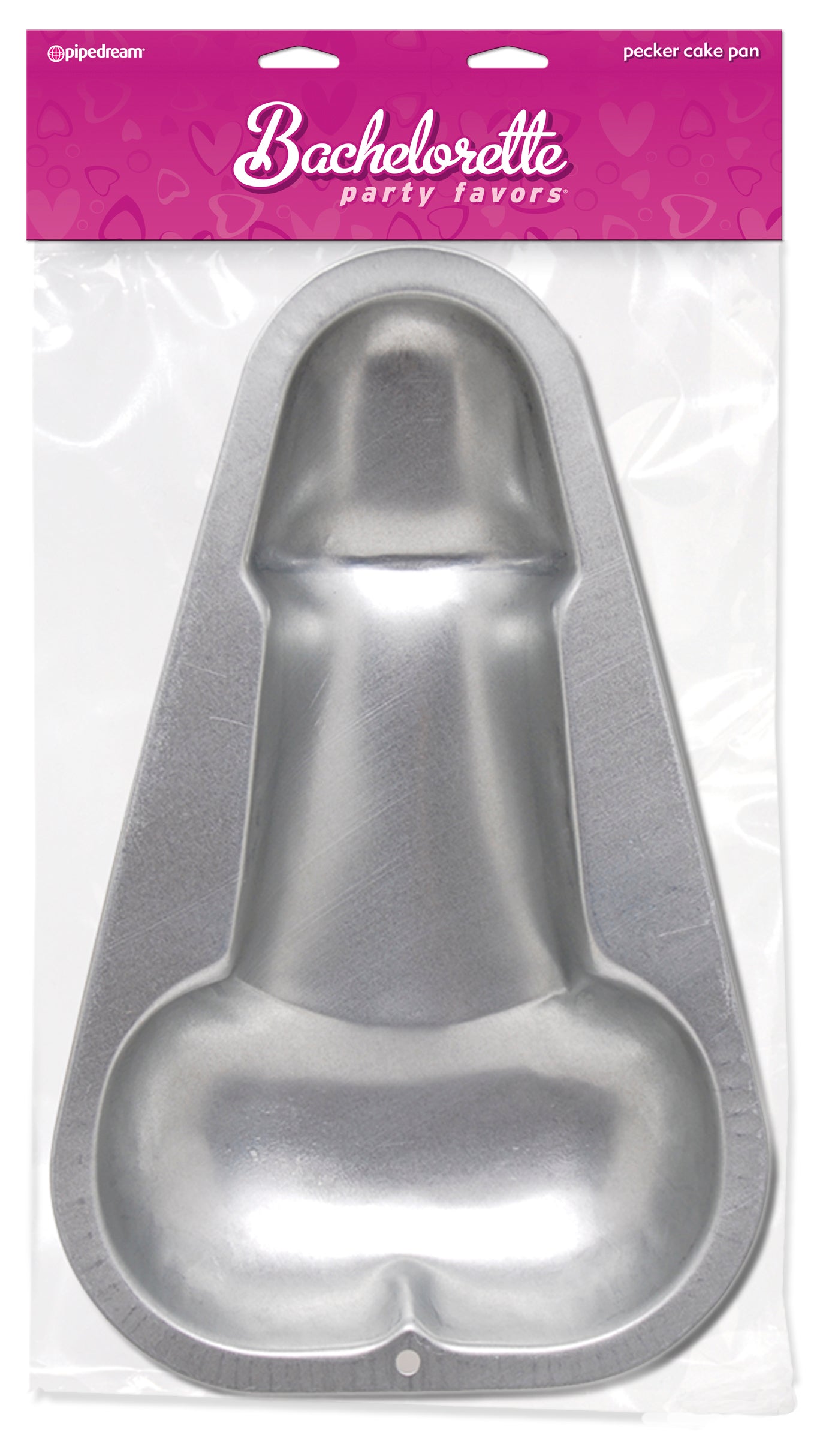 Bachelorette Party Favors Pecker Cake Pan Novelty Cake Pan Silver Bachelor & Bachelorette Items
