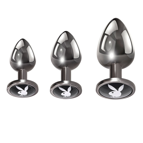 Playboy Pleasure PLEASURE 3 WAYS Anal Training Kit > Anal Range > Butt Plug Kits